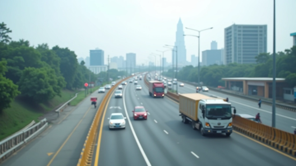 Modern Malaysian highway bridge or infrastructure project representing infrastructure investment and economic development